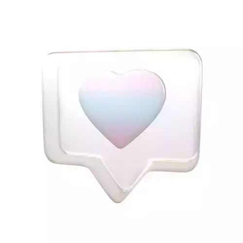 Socail Media Heart Bubble v1 011