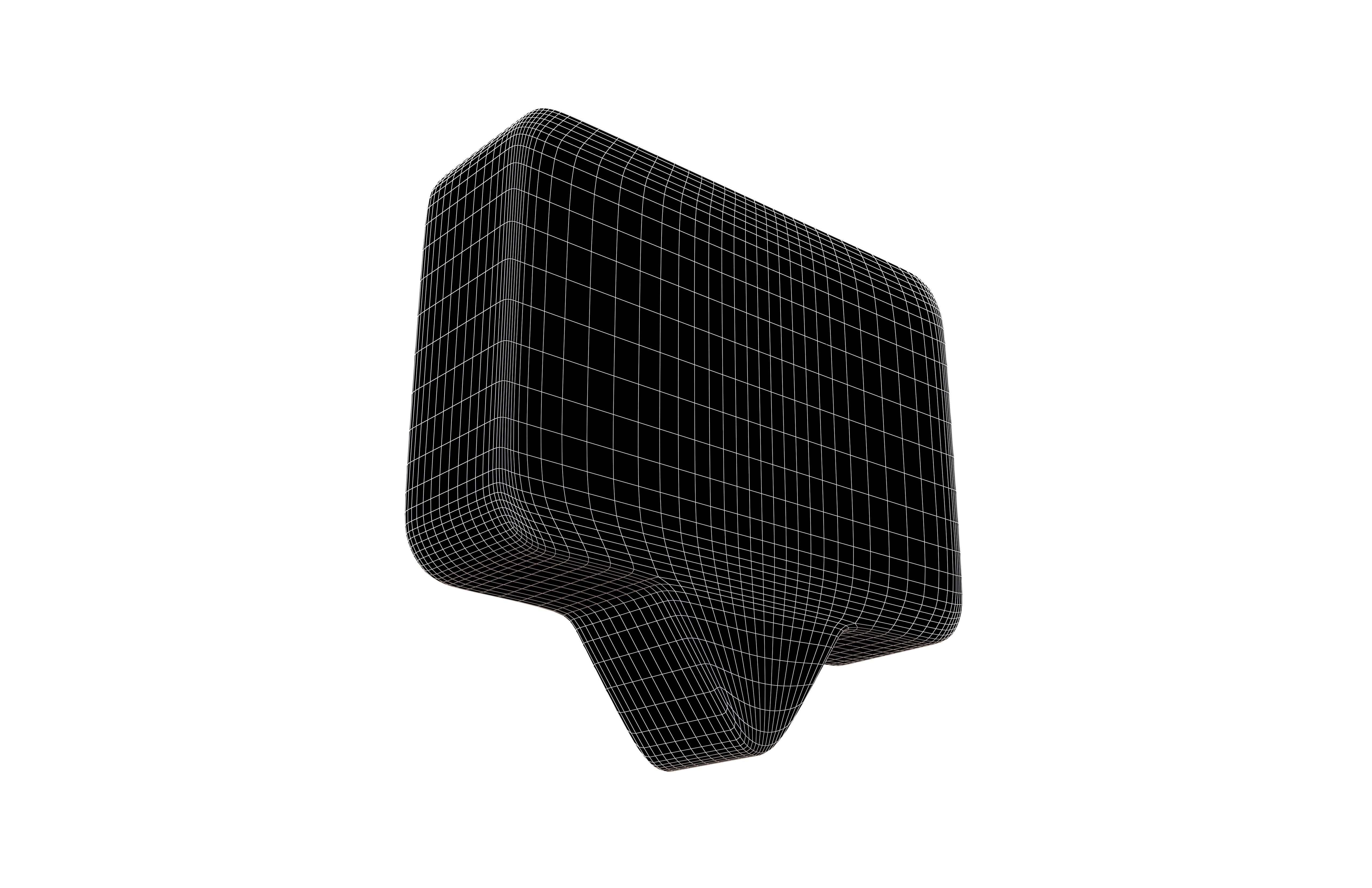 Socail Media Heart Bubble v1 015 Low-poly 3D model_5