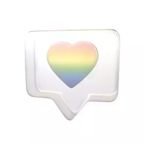 Socail Media Heart Bubble v1 015