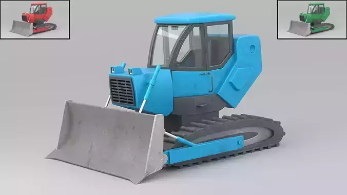 Cartoon Bulldozer