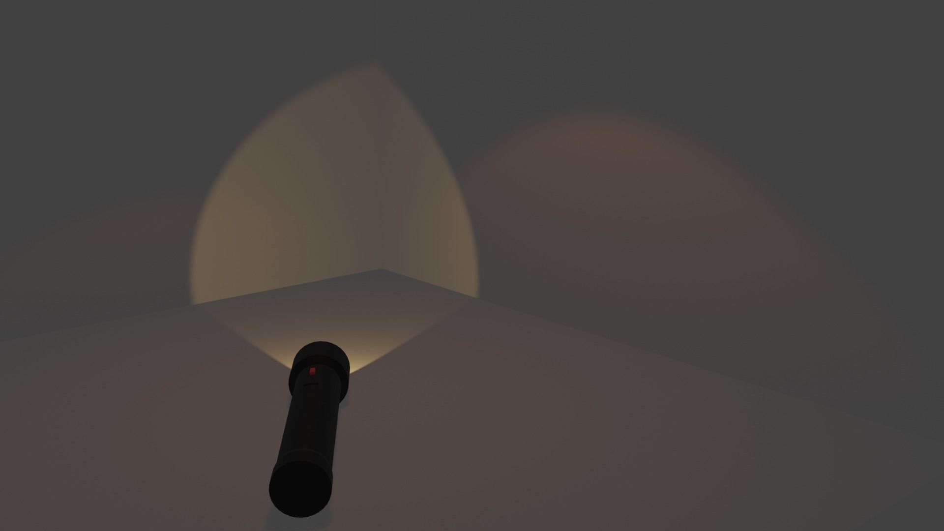 Black Flashlight 3D model_2