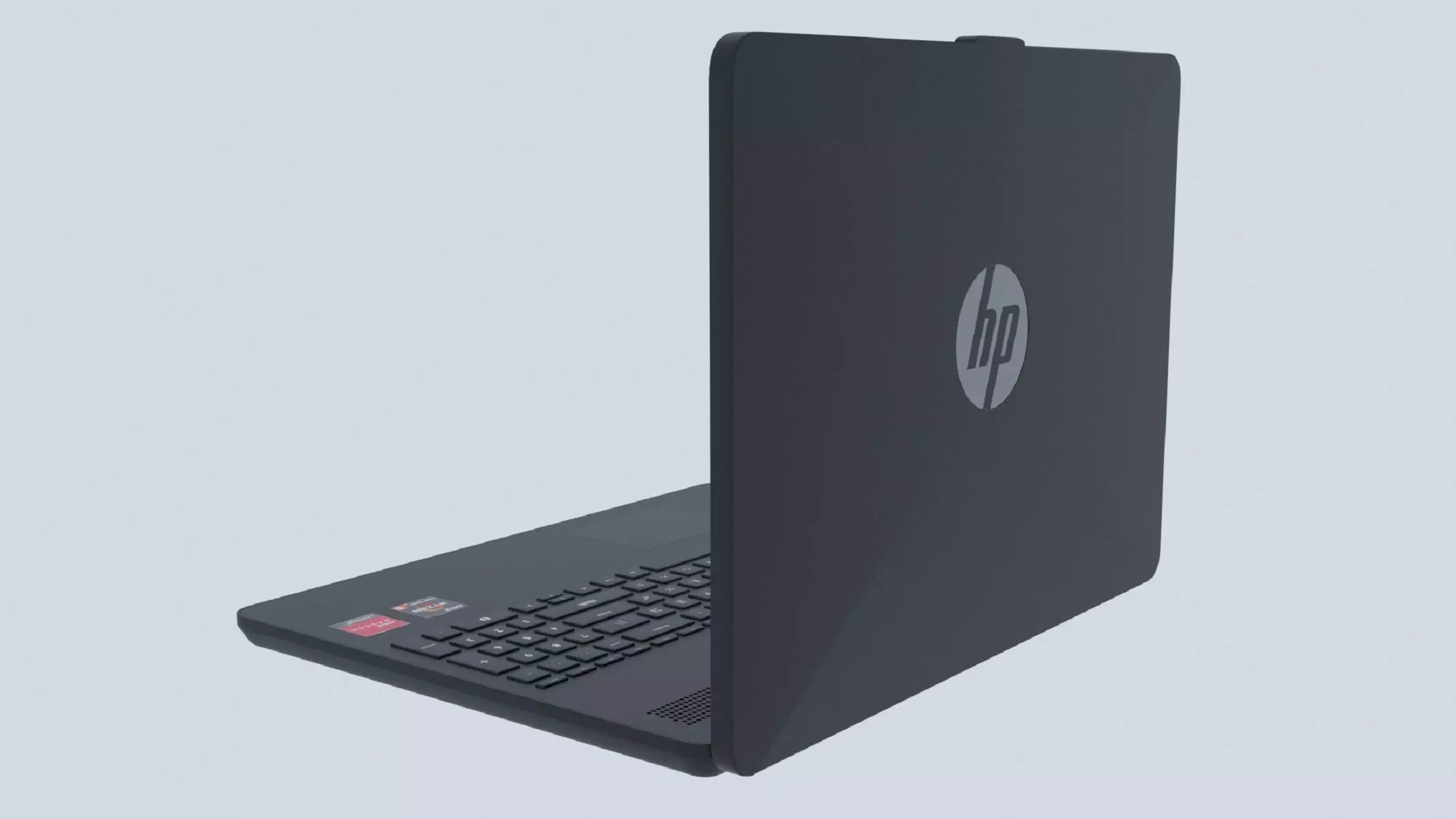 3d model laptop HP AMD Ryzen 5 3D model