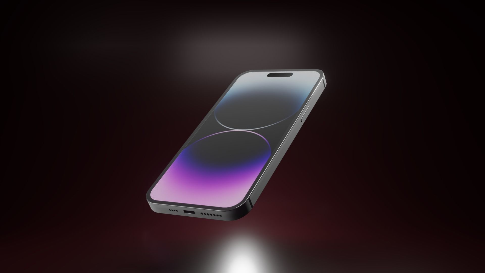 iPhone 14 Pro Max Low-poly 3D model_9