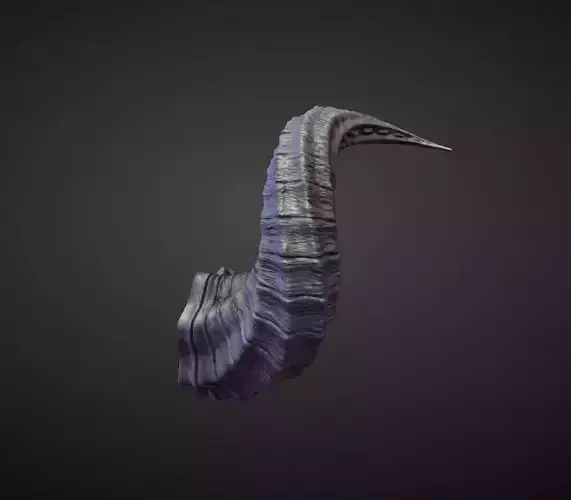HORN17 high poly sculpt