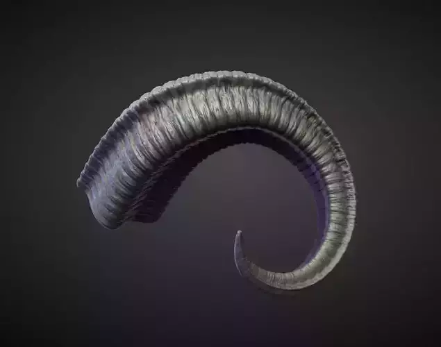 HORN22 high poly sculpt