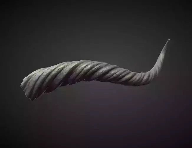 HORN23 high poly sculpt