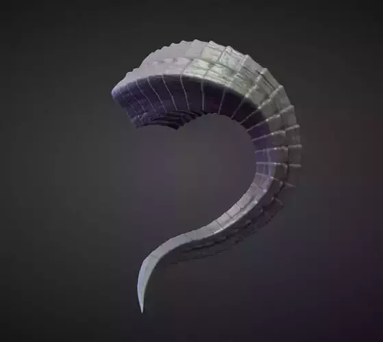 HORN25 high poly sculpt