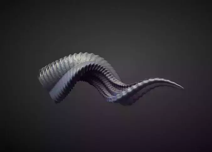 HORN34 high poly sculpt