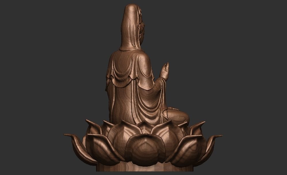 Bodhisattva Guan Yin 3D model 3D printable | CGTrader