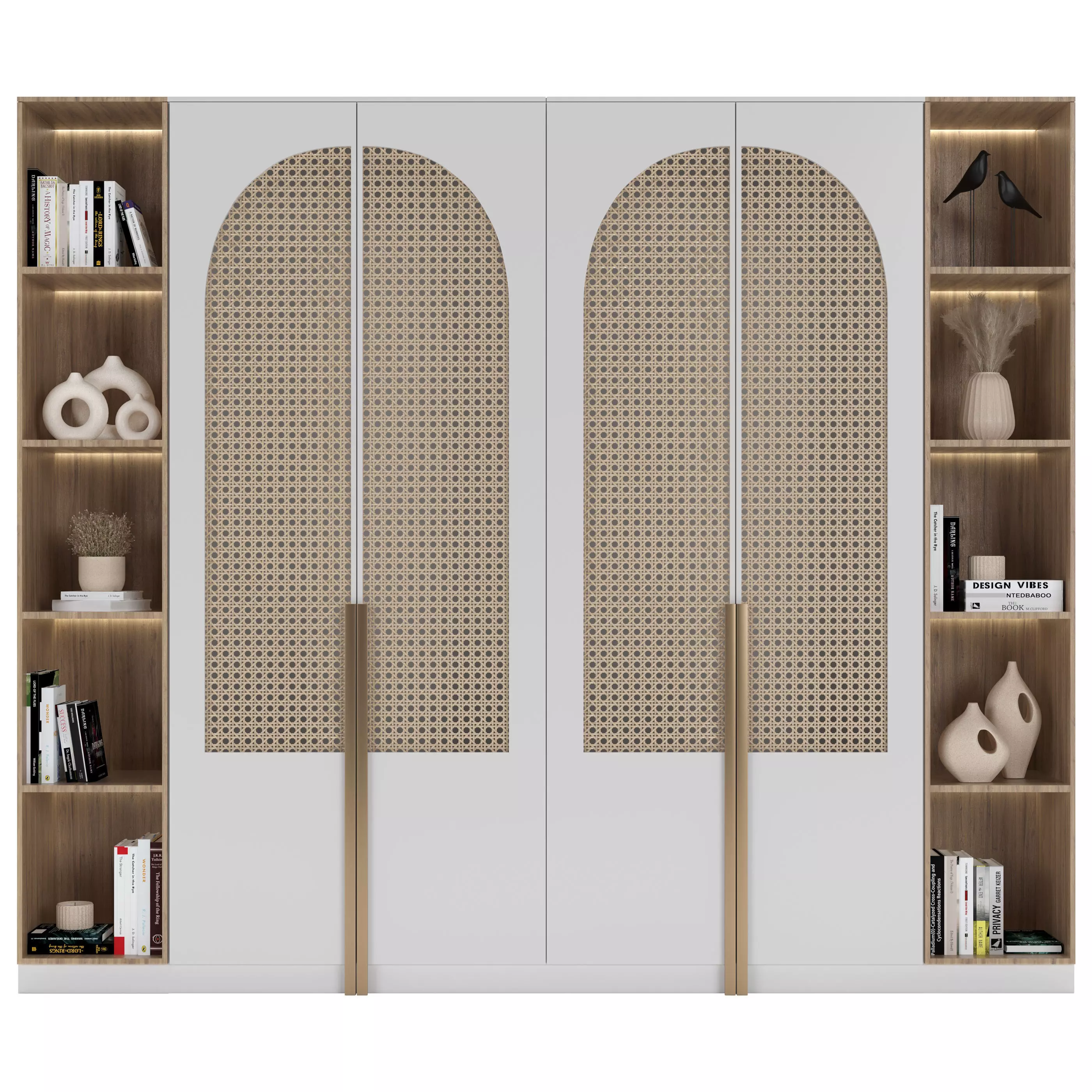 Rattan Wardrobe Furniture 03 3D model