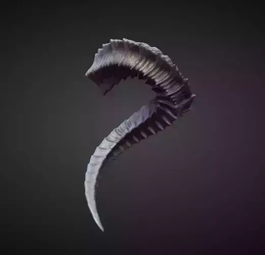 HORN40 high poly sculpt