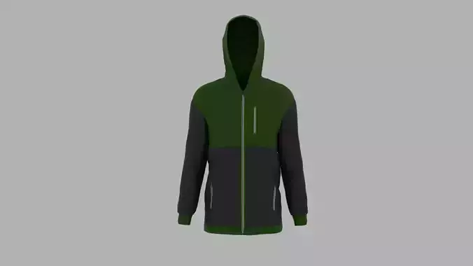 Jacket zip up hoodie