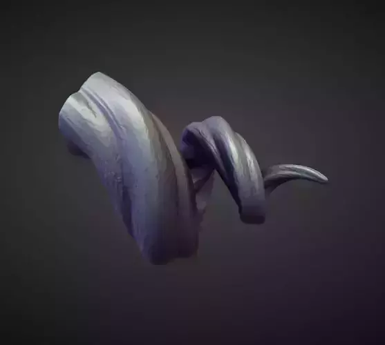 HORN43 high poly sculpt