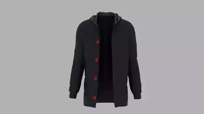 Jacket hooded coat person