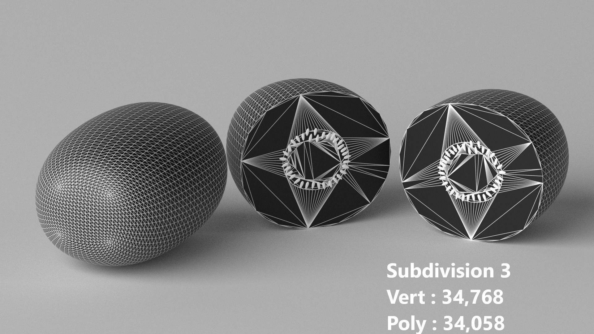 Cartoon Kiwi Fruit and Slice Low-poly 3D model_6