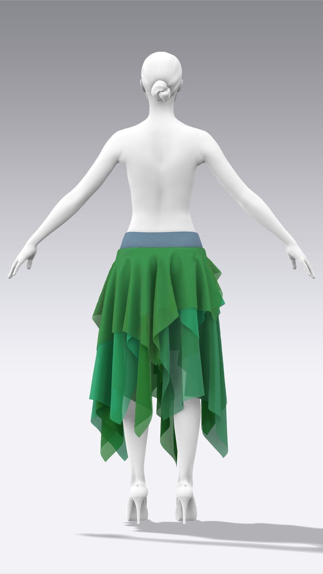 Skirt Outfits MD CLO 3D zprj project files 3D model_103