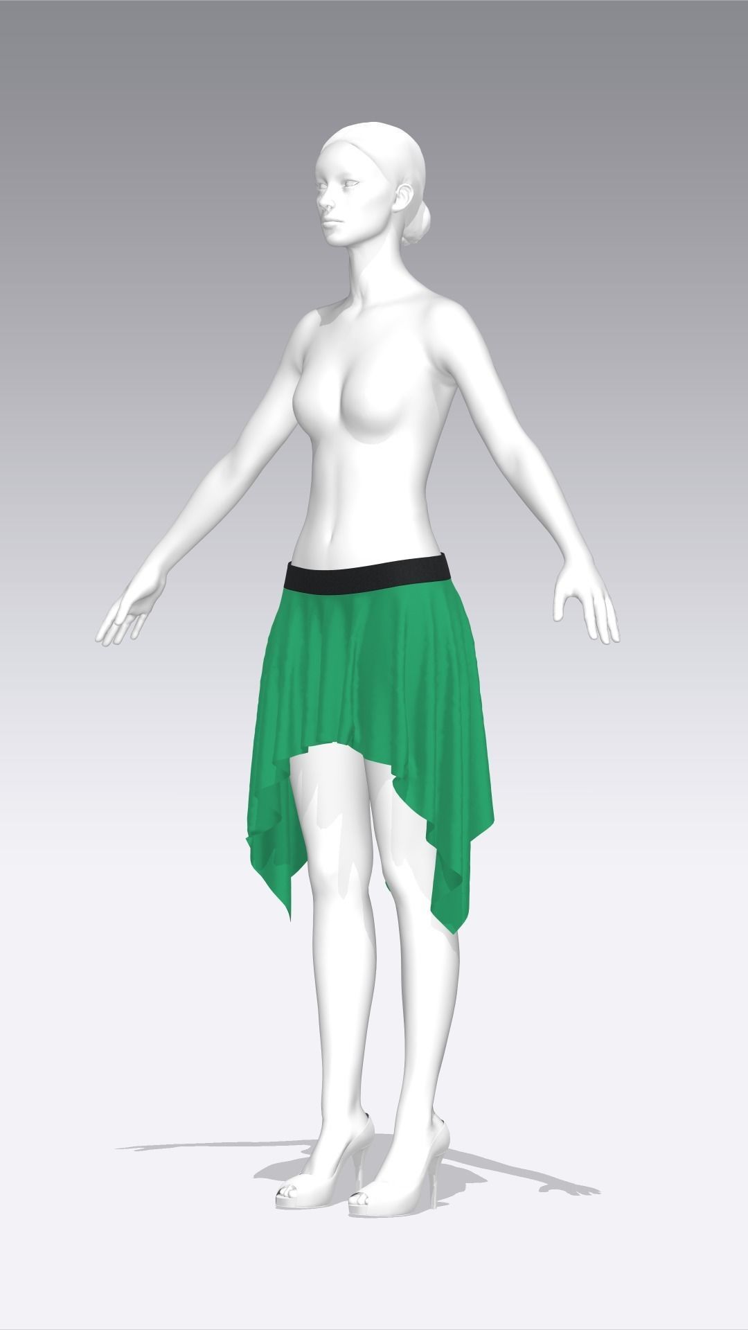 Skirt Outfits MD CLO 3D zprj project files 3D model_80