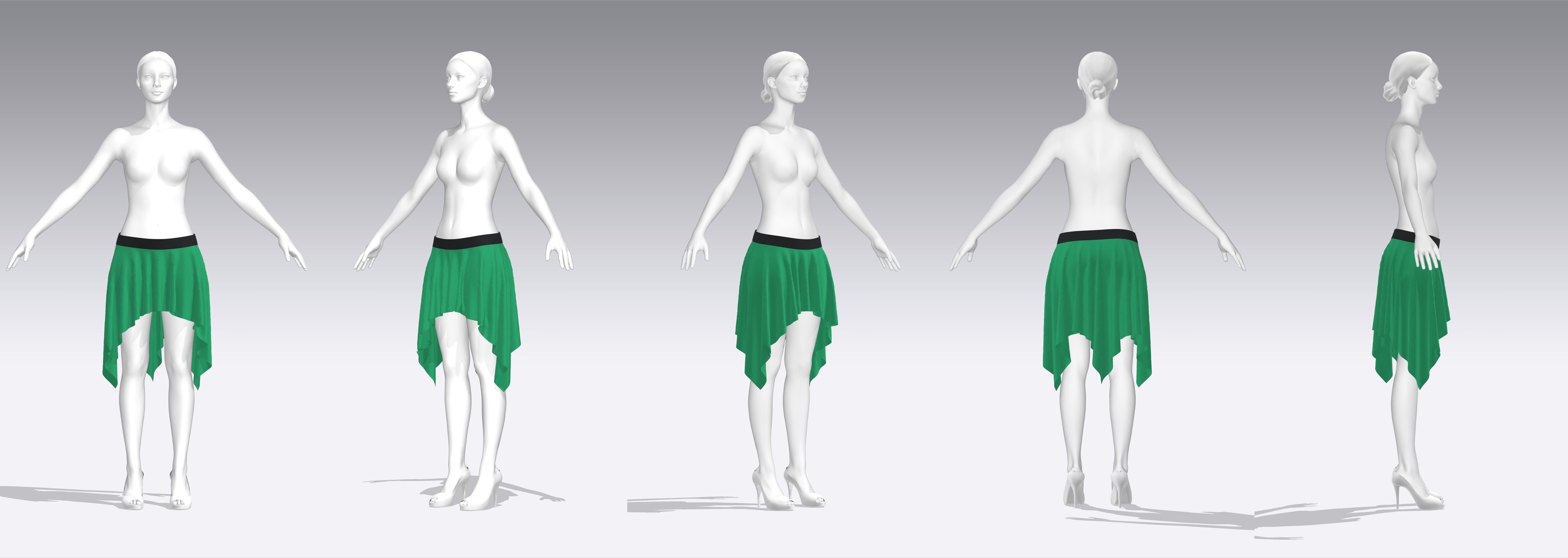 Skirt Outfits MD CLO 3D zprj project files 3D model_19