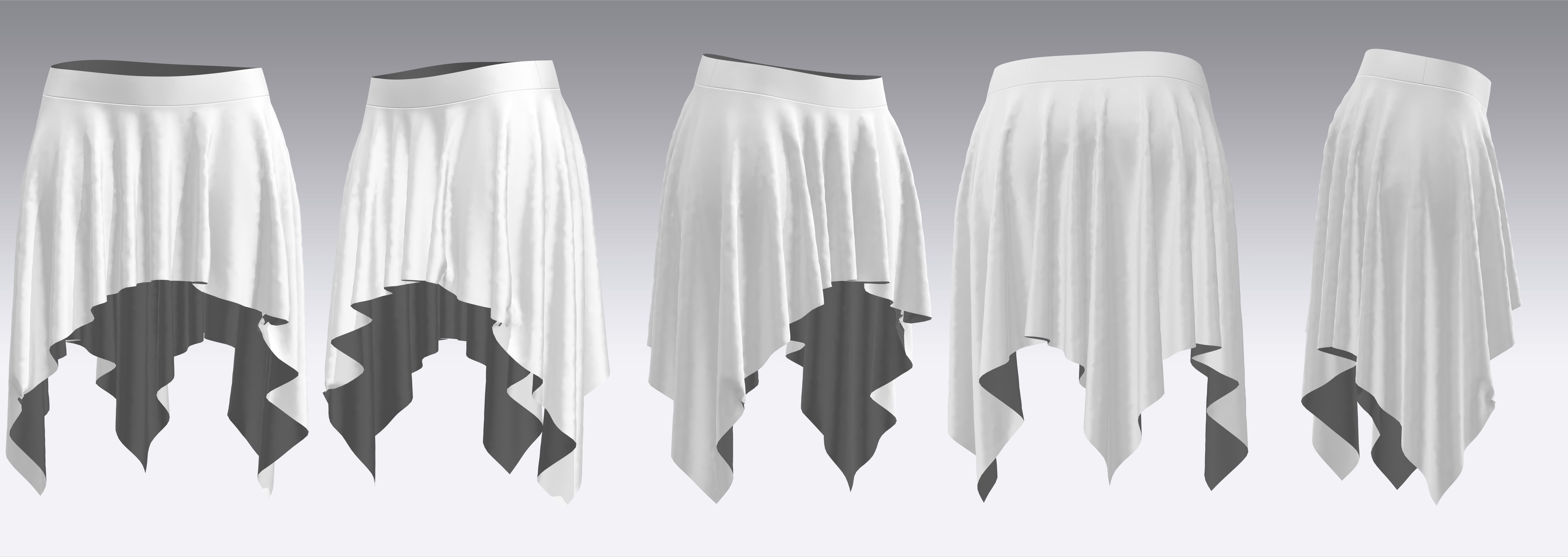 Skirt Outfits MD CLO 3D zprj project files 3D model_16