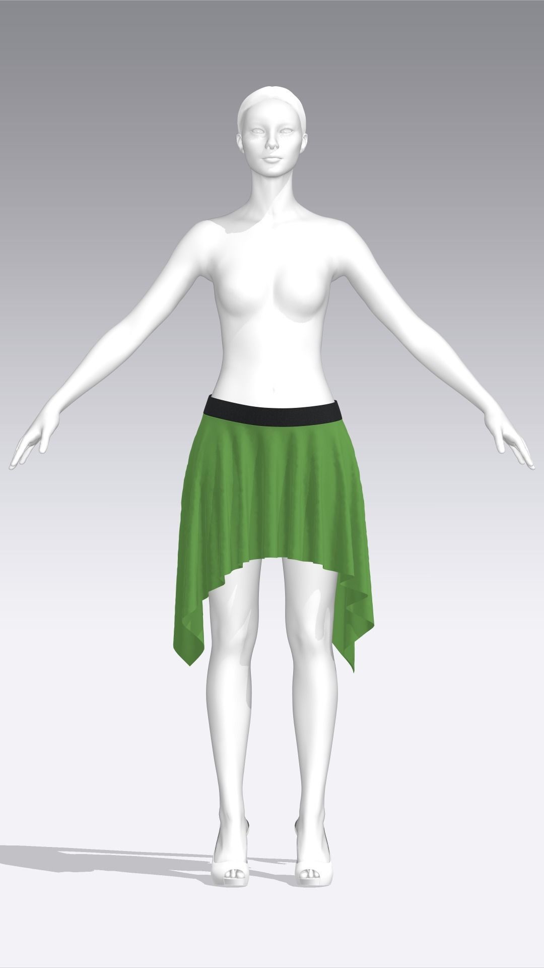 Skirt Outfits MD CLO 3D zprj project files 3D model_91