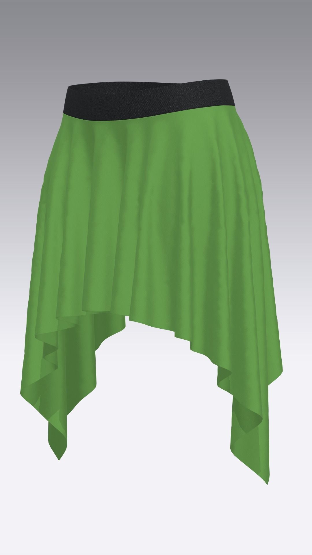 Skirt Outfits MD CLO 3D zprj project files 3D model_46