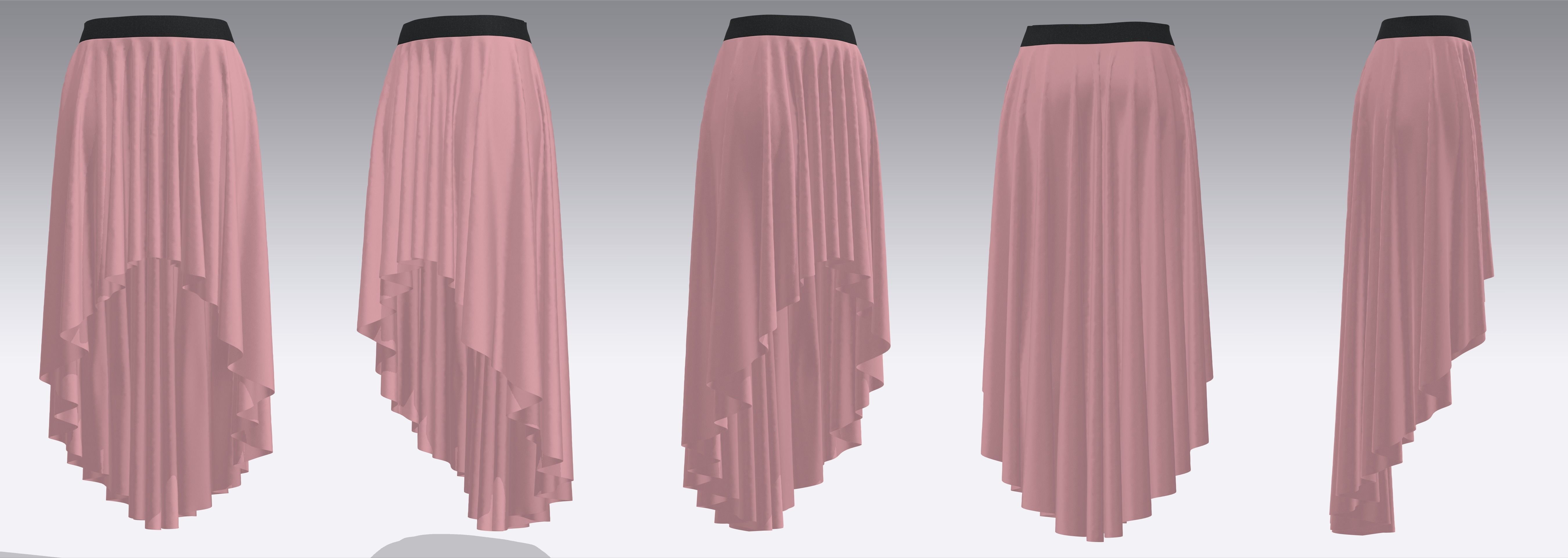 Skirt Outfits MD CLO 3D zprj project files 3D model_10