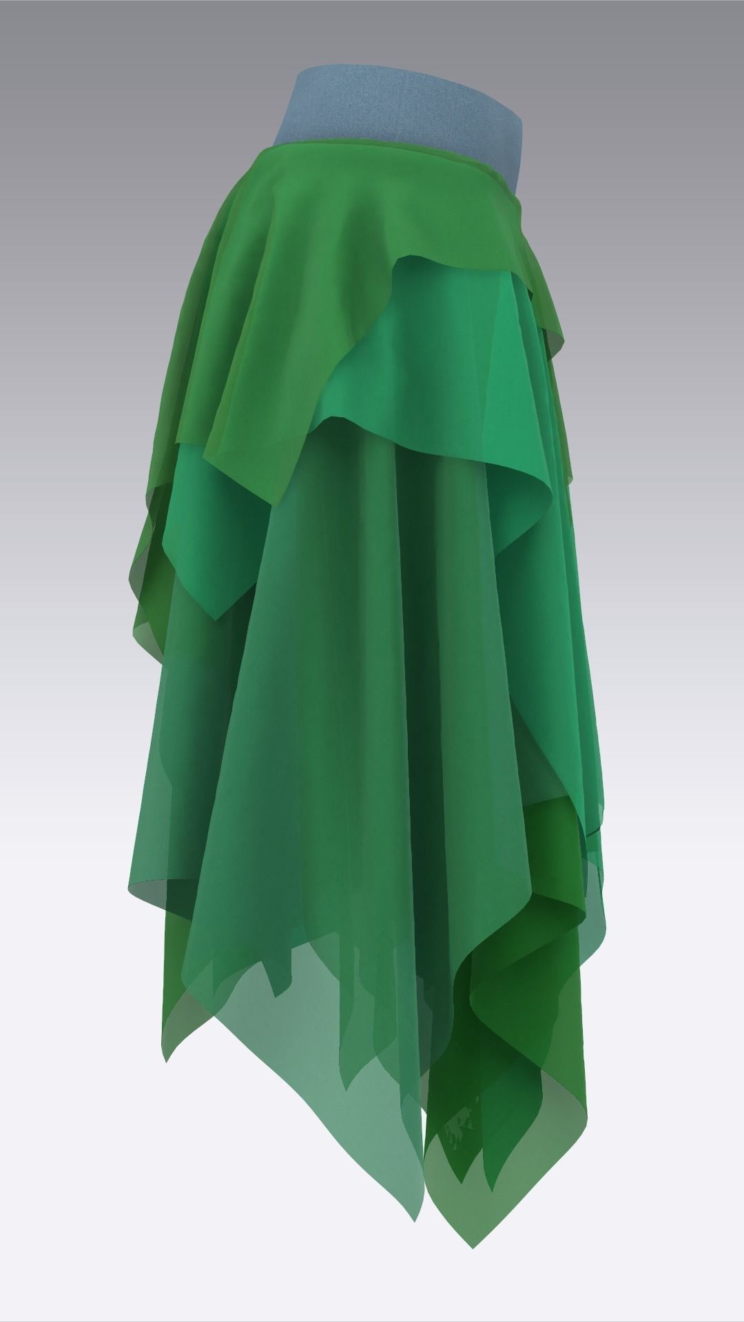 Skirt Outfits MD CLO 3D zprj project files 3D model_38