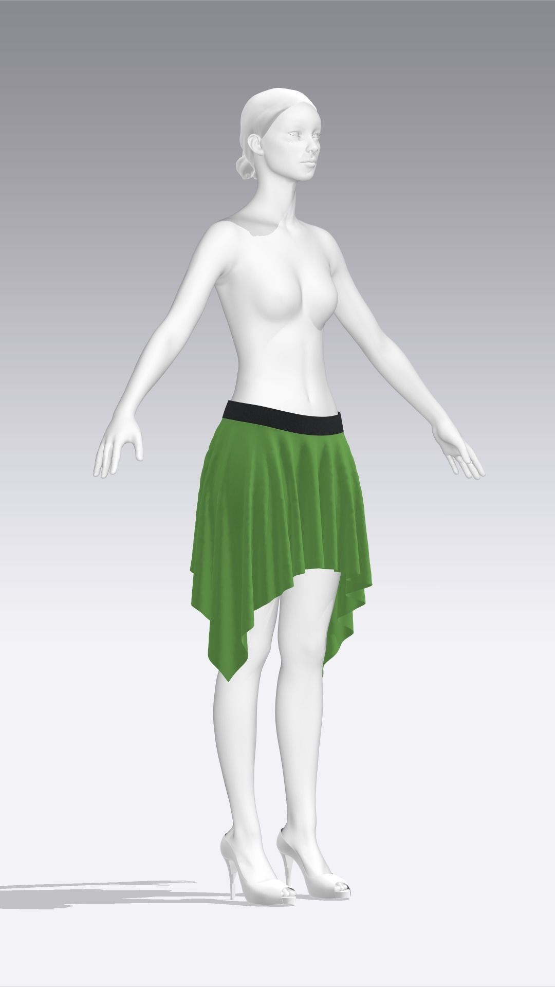 Skirt Outfits MD CLO 3D zprj project files 3D model_102