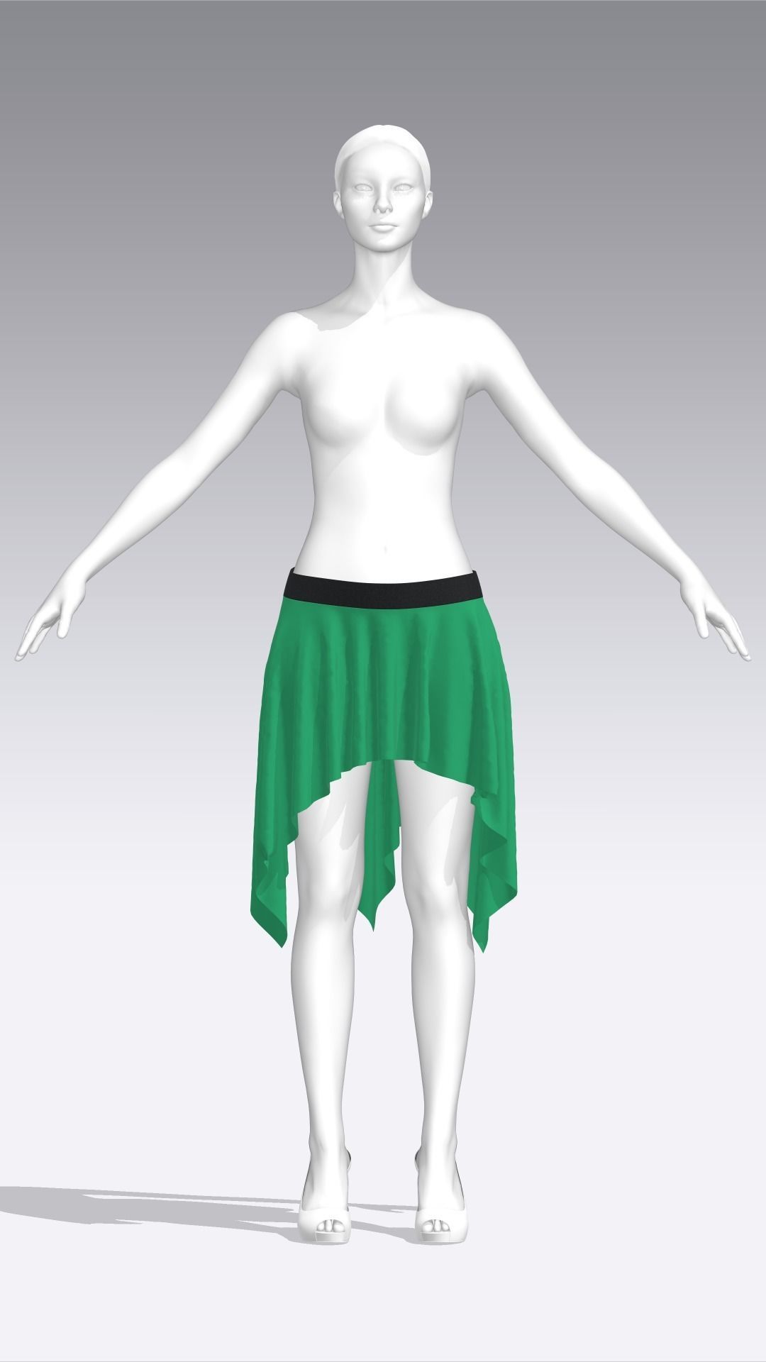 Skirt Outfits MD CLO 3D zprj project files 3D model_94