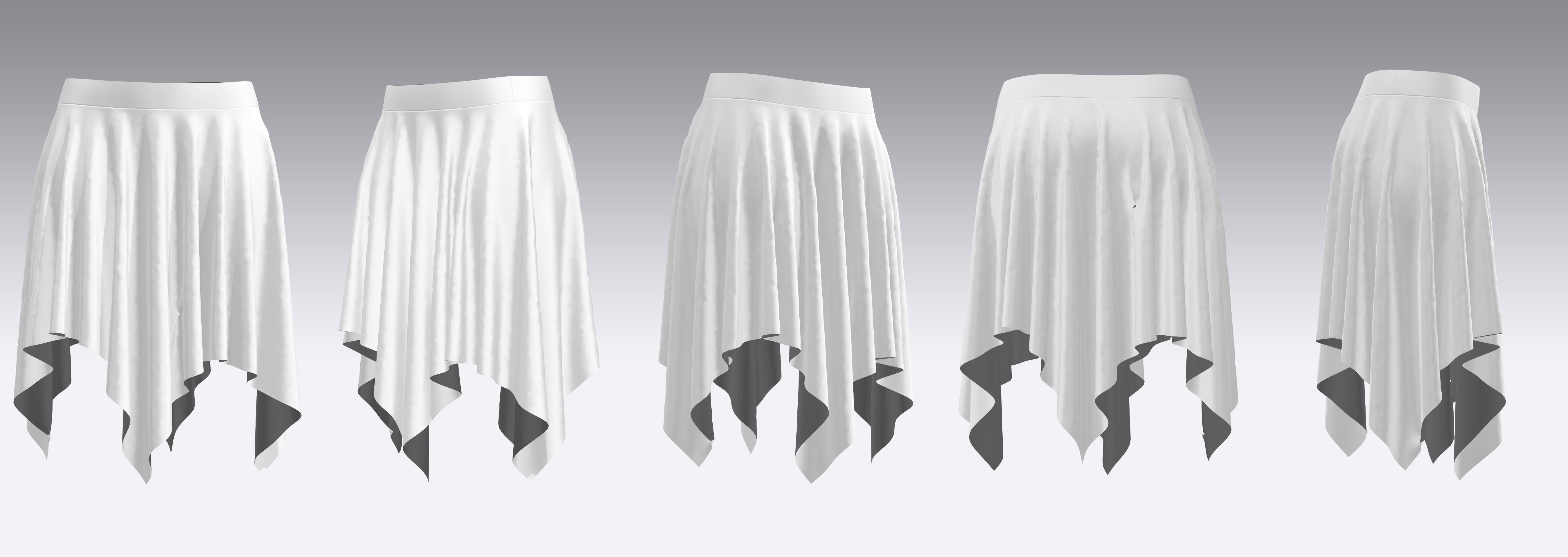 Skirt Outfits MD CLO 3D zprj project files 3D model_15