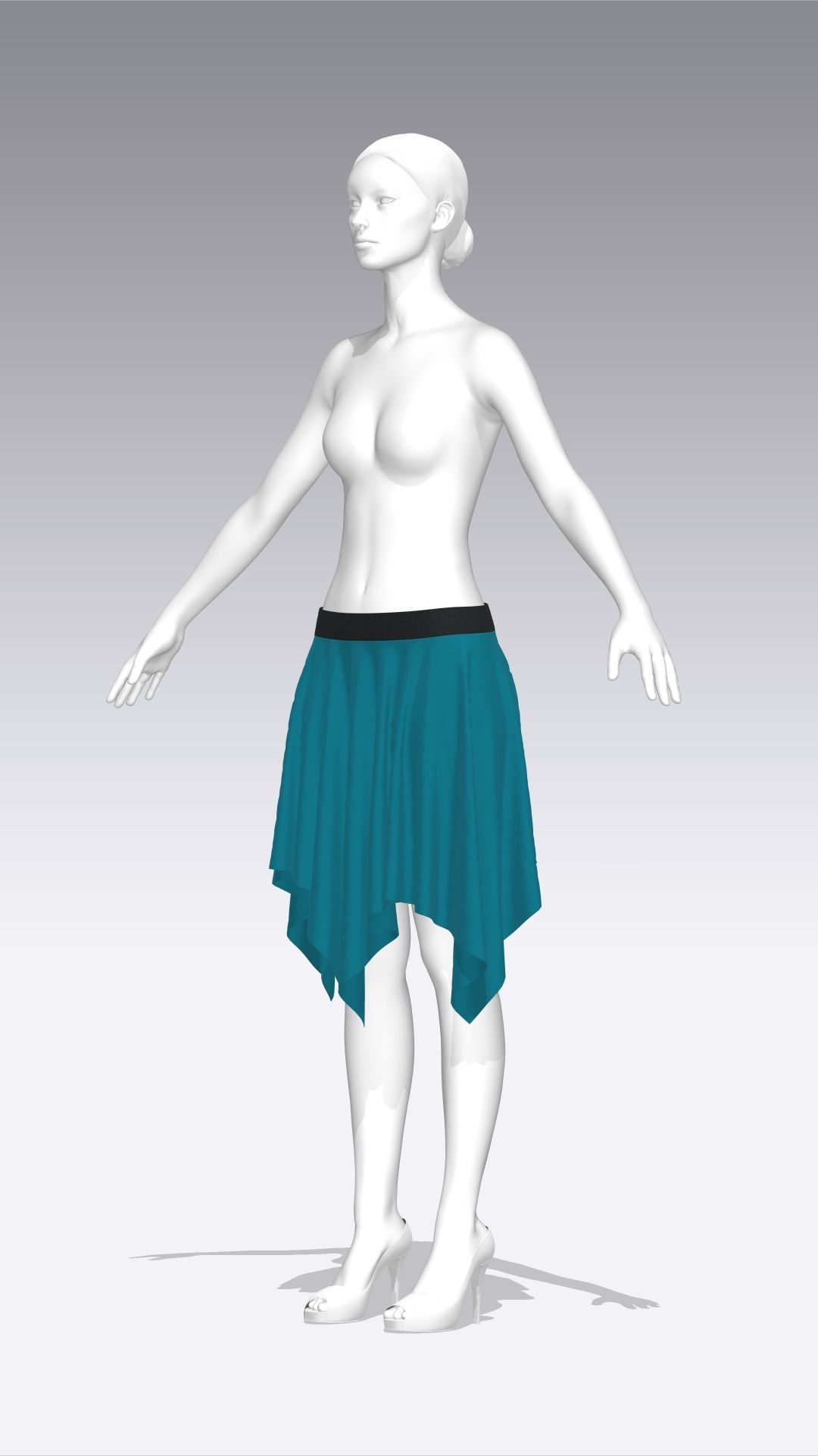 Skirt Outfits MD CLO 3D zprj project files 3D model_87