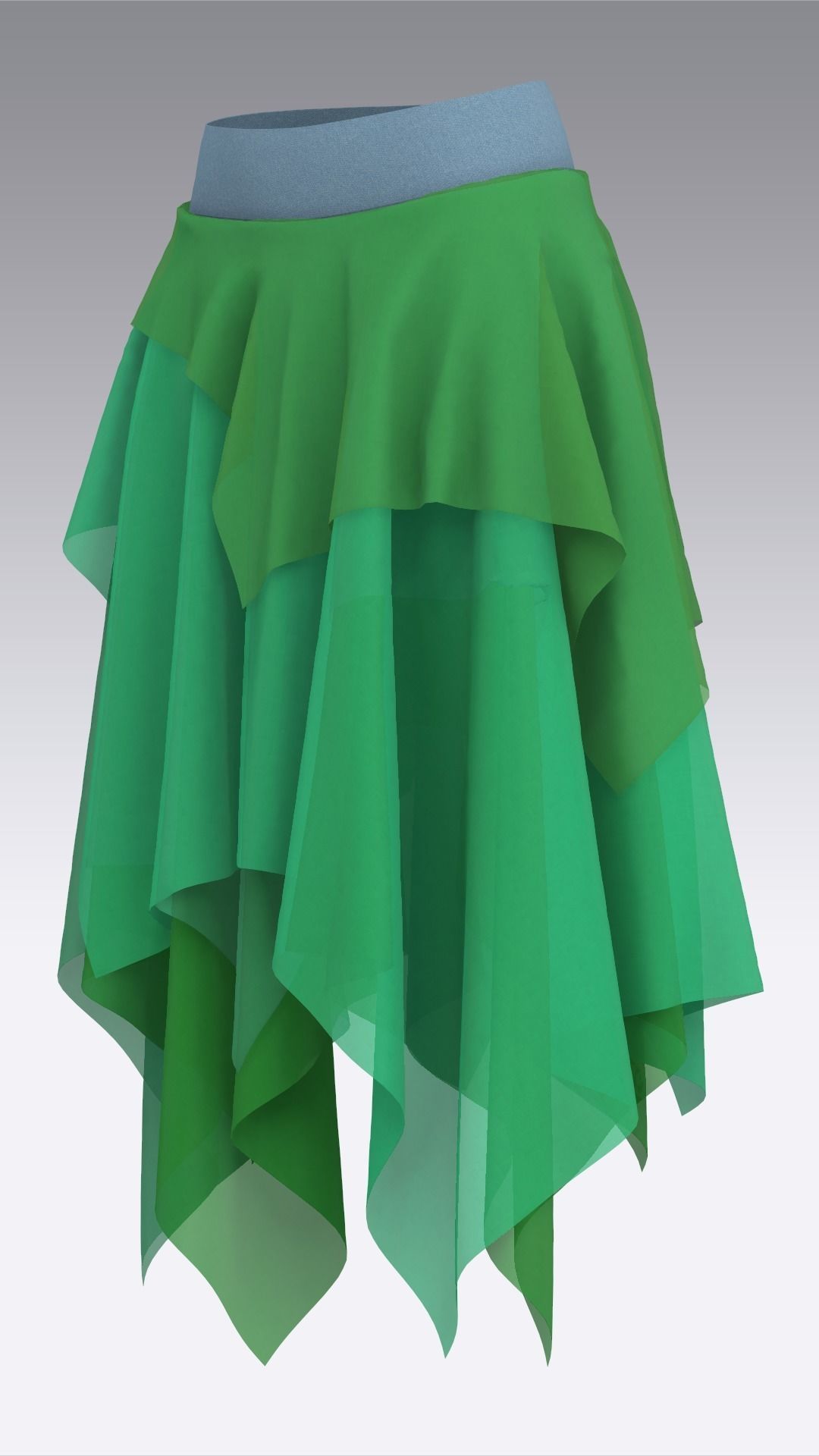 Skirt Outfits MD CLO 3D zprj project files 3D model_36