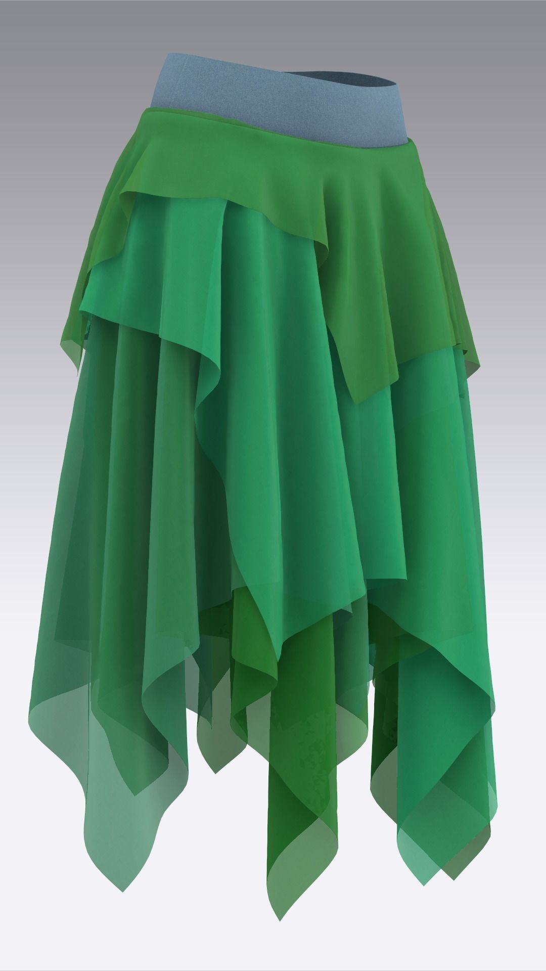 Skirt Outfits MD CLO 3D zprj project files 3D model_35