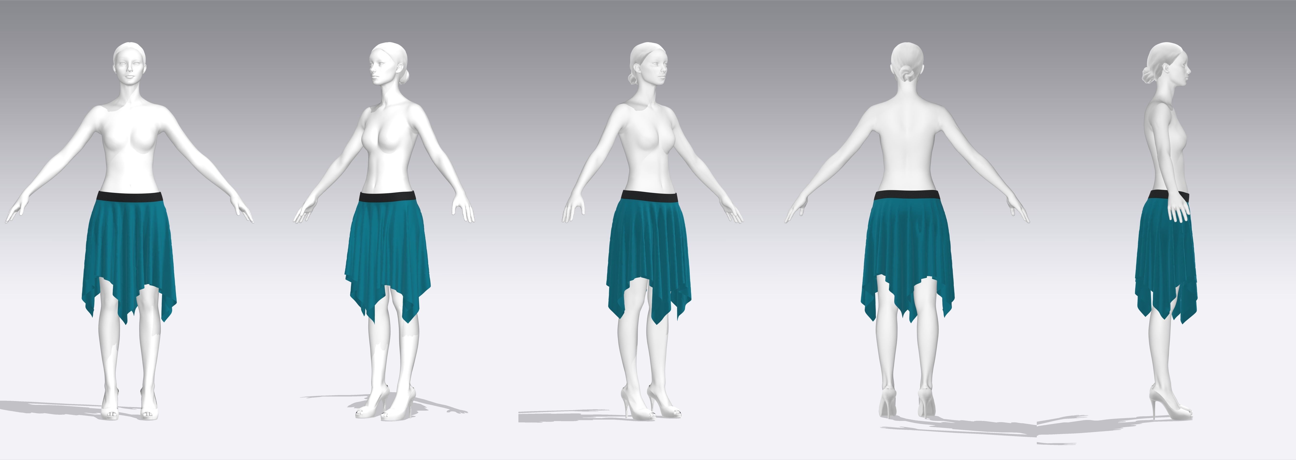 Skirt Outfits MD CLO 3D zprj project files 3D model_21