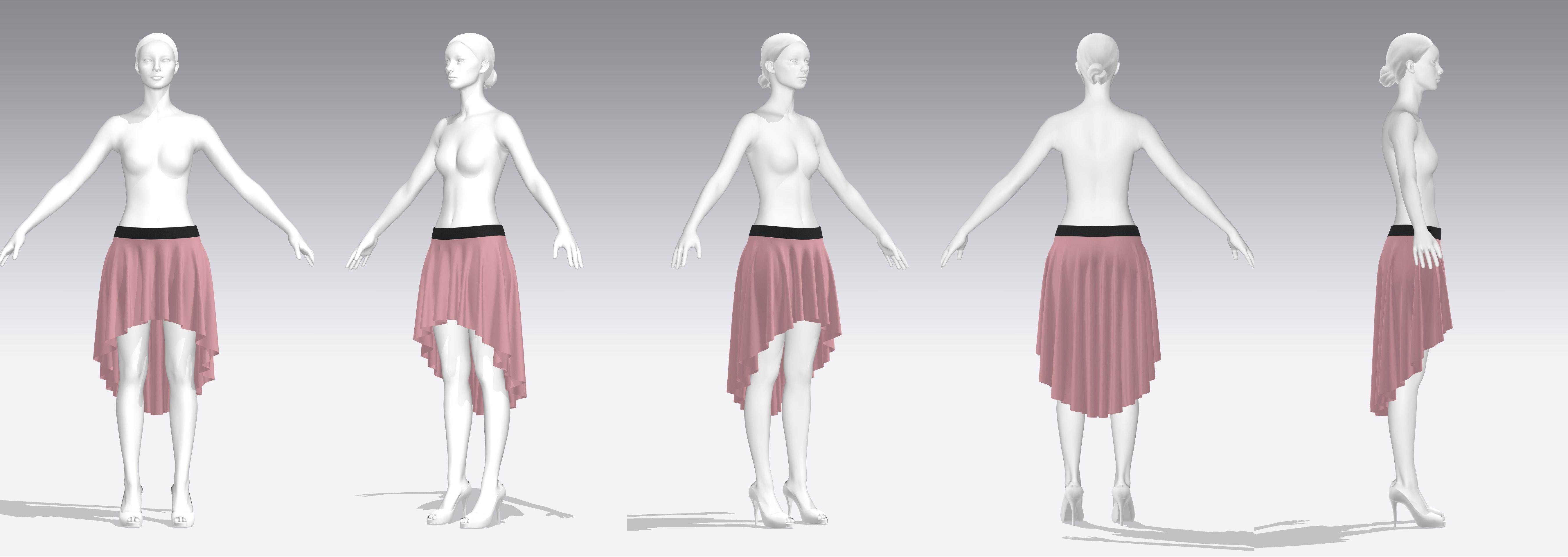 Skirt Outfits MD CLO 3D zprj project files 3D model_23