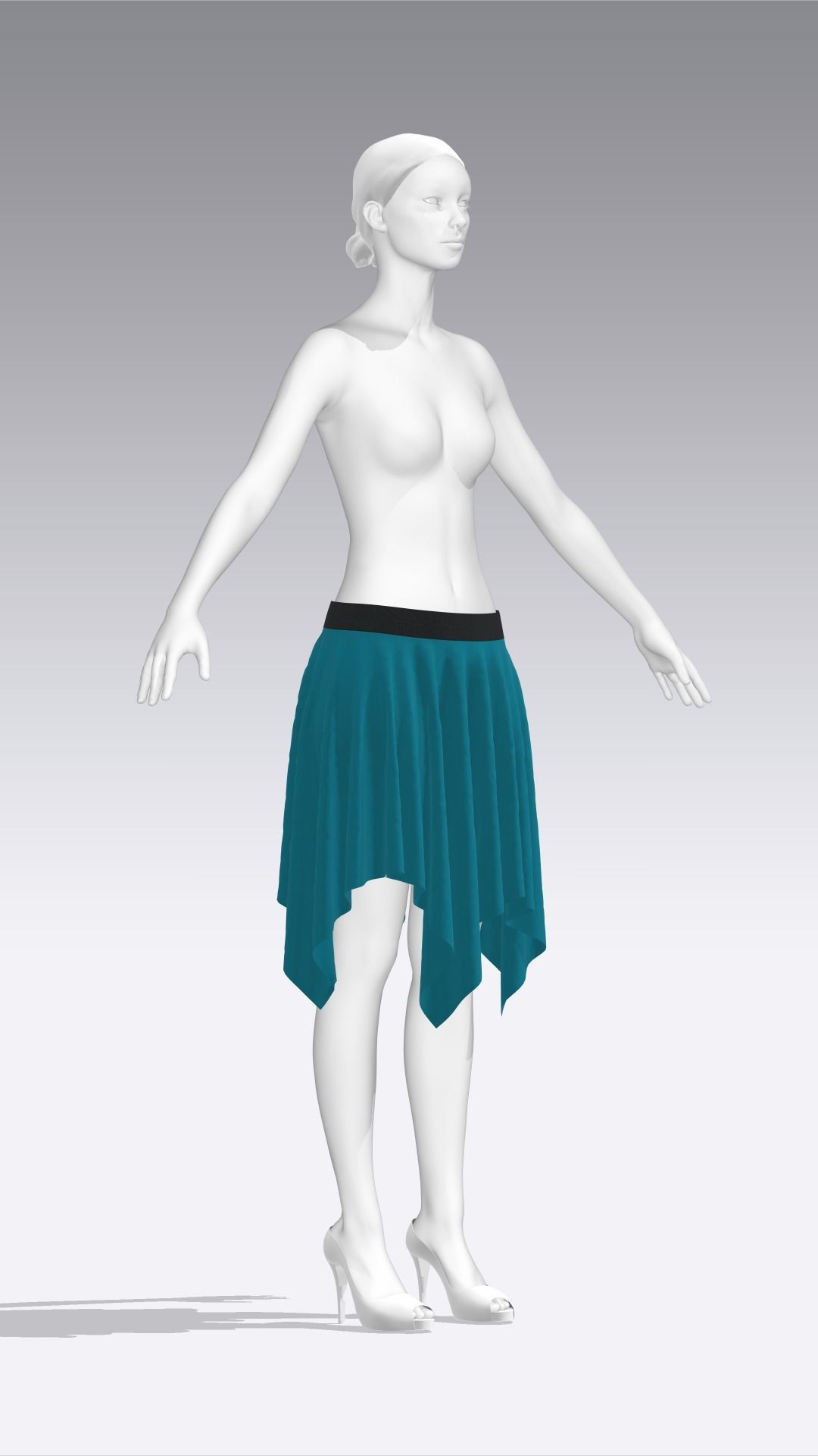 Skirt Outfits MD CLO 3D zprj project files 3D model_89