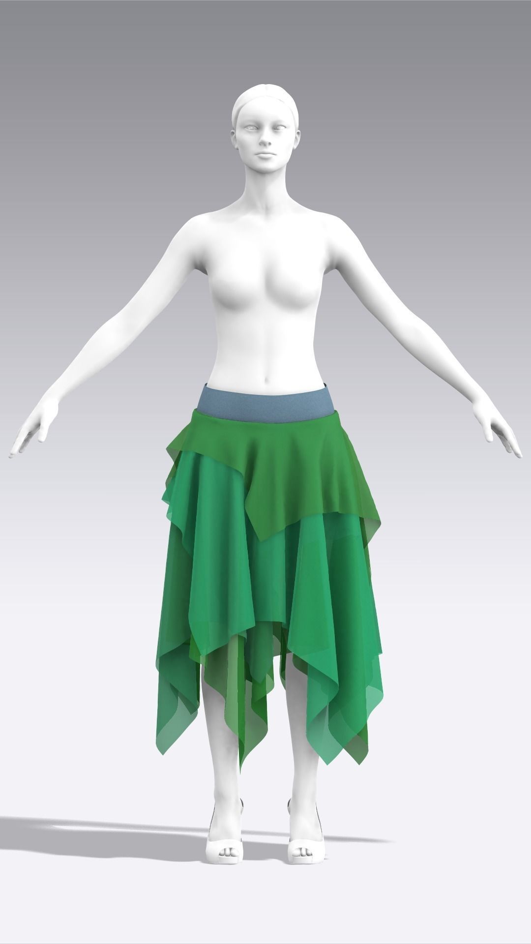 Skirt Outfits MD CLO 3D zprj project files 3D model_105