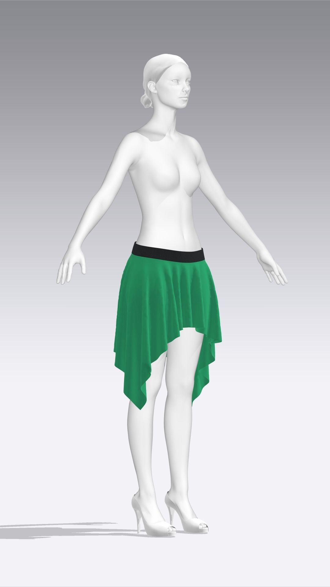Skirt Outfits MD CLO 3D zprj project files 3D model_81