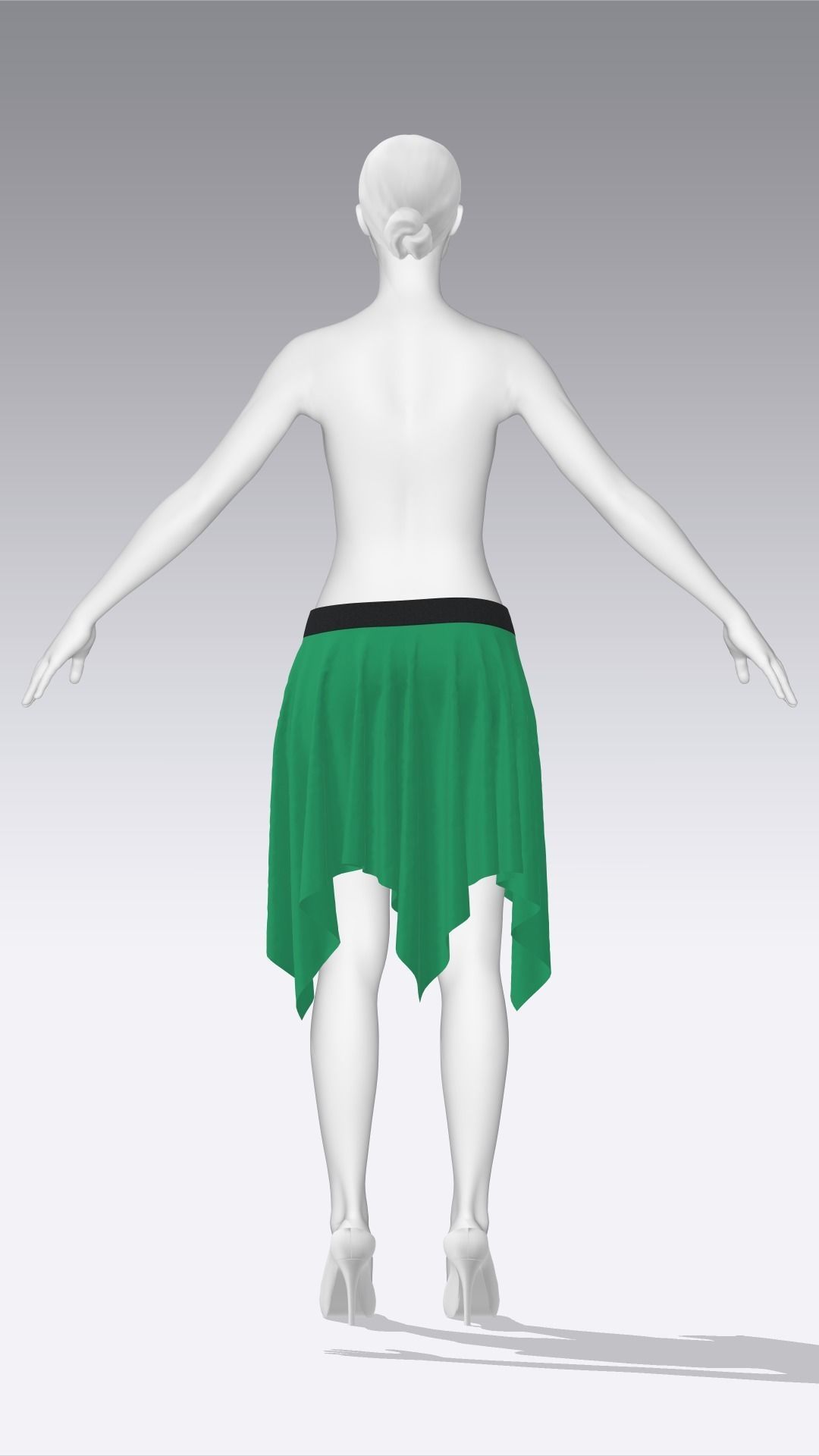 Skirt Outfits MD CLO 3D zprj project files 3D model_93