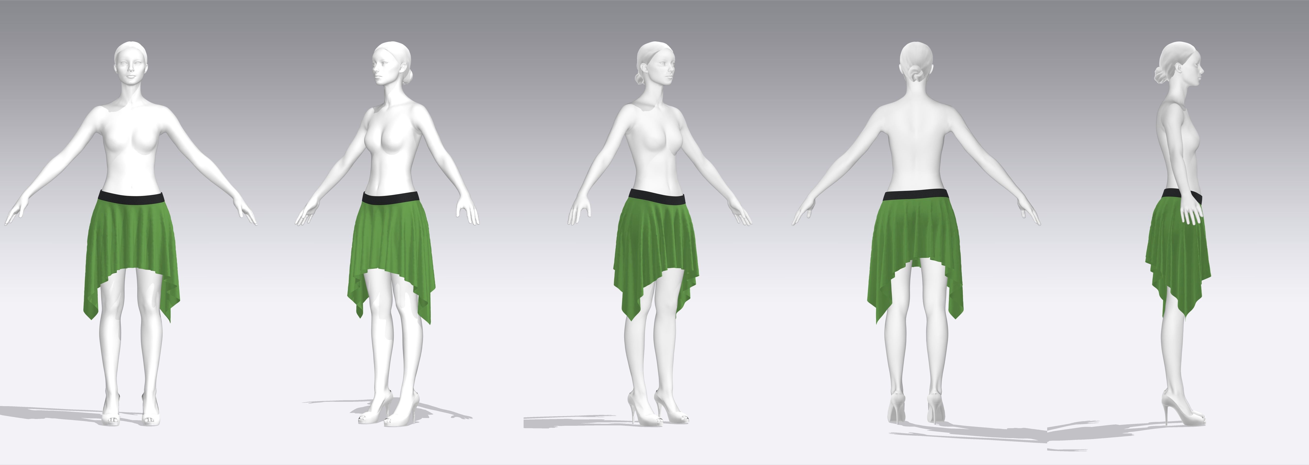 Skirt Outfits MD CLO 3D zprj project files 3D model_22