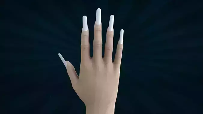 HAND-047 Rigged right hand