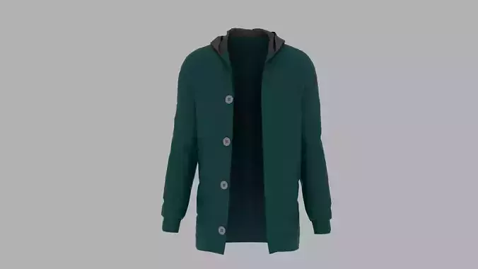Jacket hooded coat person
