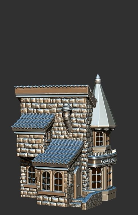 Xmas Candy Store 3D print model_5