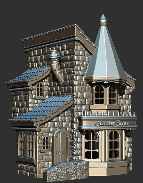 Xmas Candy Store 3D print model_7