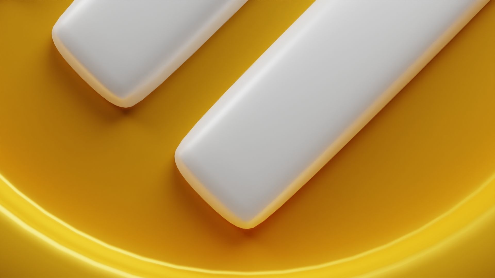 Binance USD or BUSD Gold Crypto Coin with cartoon style 3D model_5