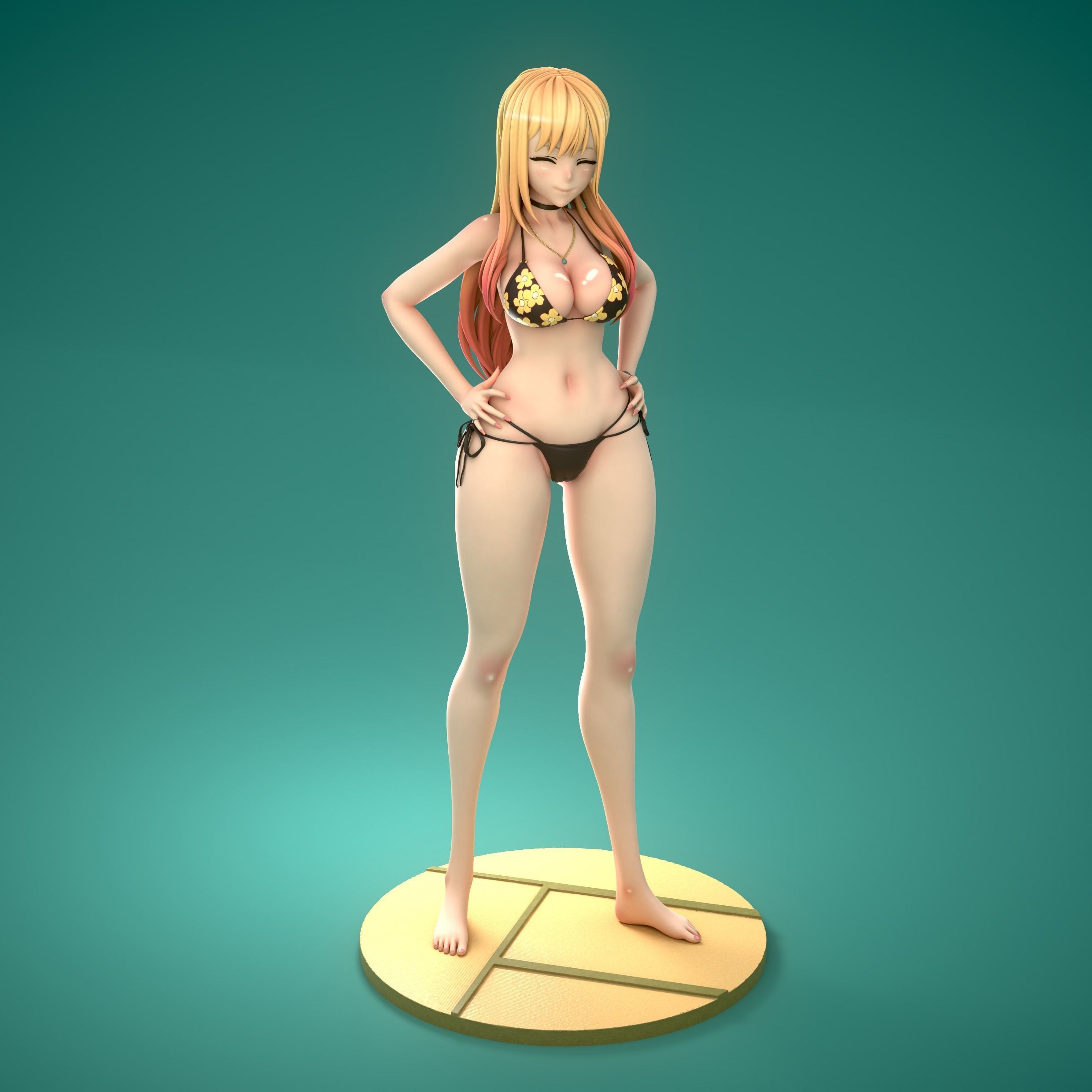 My dress up darling Marin kitagawa Pre-supported included  3D print model_2