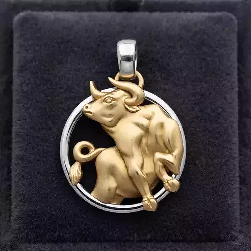 Zodiac Horoscope Taurus Pendant