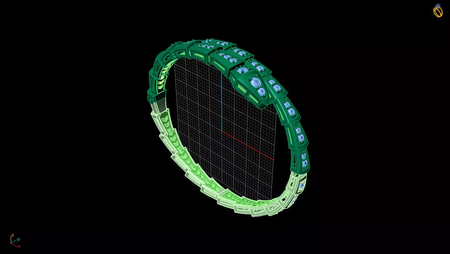 BRACELETS DIAMOND 3D print model_0