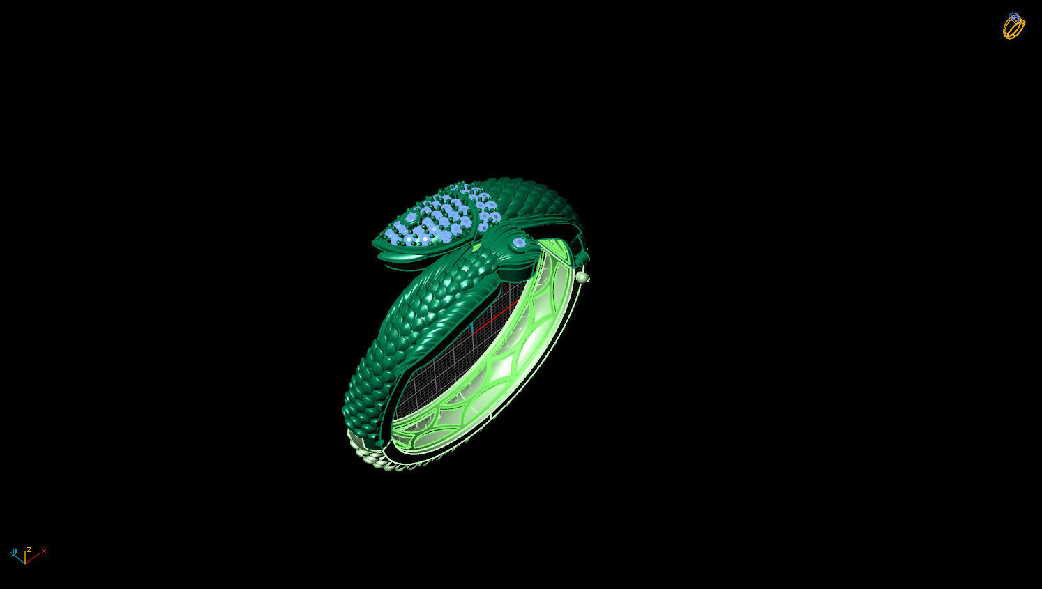 BRACELETS DIAMOND 3D print model_1