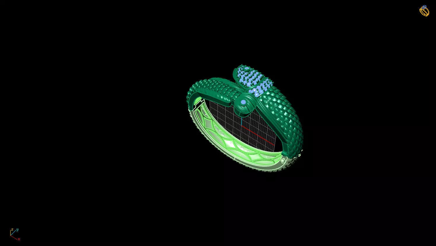 BRACELETS DIAMOND 3D print model_0